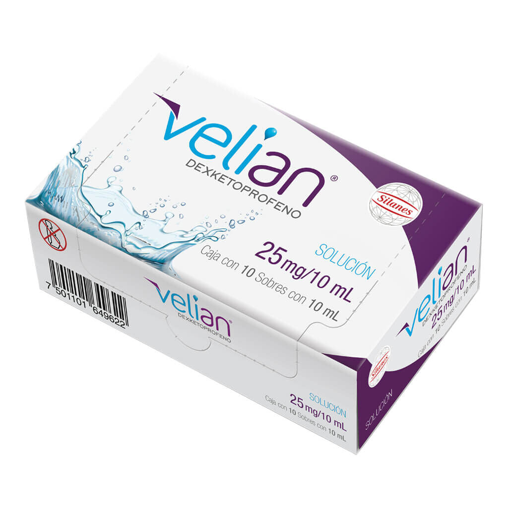 velian solucion 25 mg/10 ml caja con 10