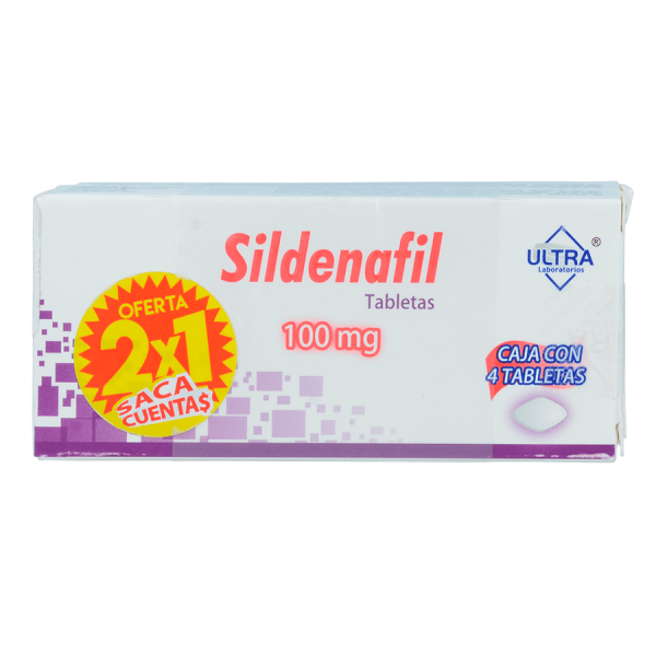 sildenafil 100 mg 4 tabletas 2x1