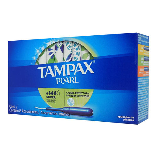 tampax tampones pearl regular con 8