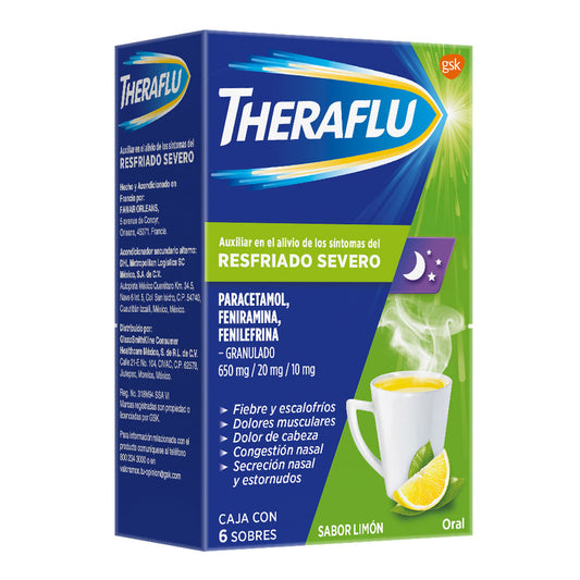 theraflu exthegran verde 10 mg 6 sobres