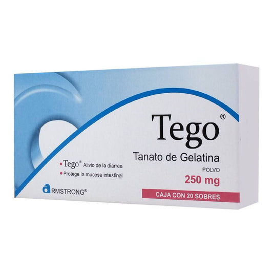 tego 250 mg caja con 20 sobres