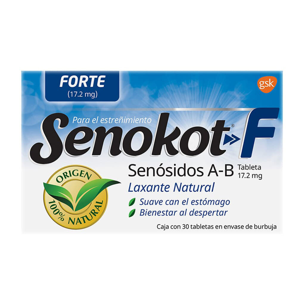 senokot 374 mg tab con 30