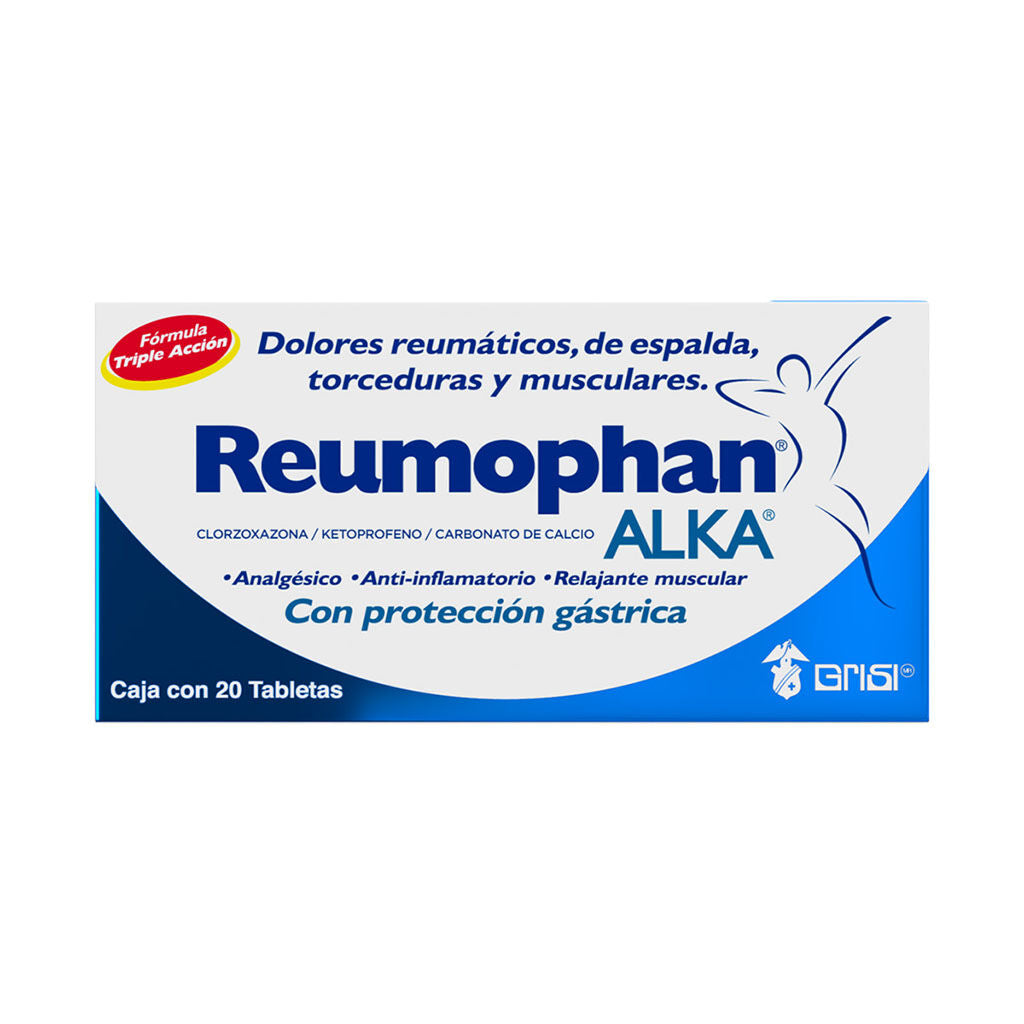 reumophan alka 125 / 25 / 725 mg 20 tabletas
