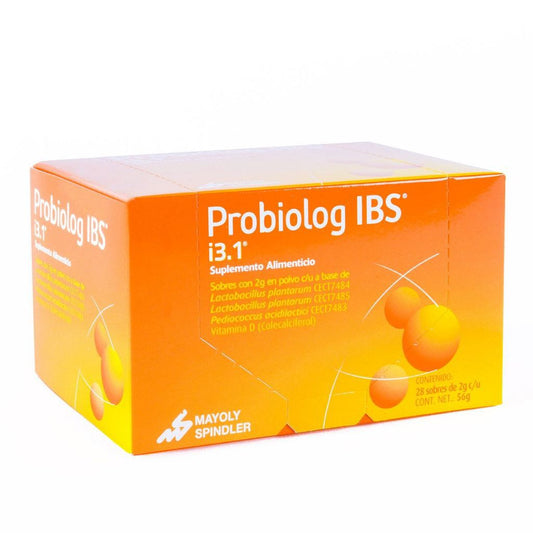 MAYOLY PROBIOLOG IBS SUPLEMENTO ALIMENTICIO CON 28 SOBRES DE 2G C/U