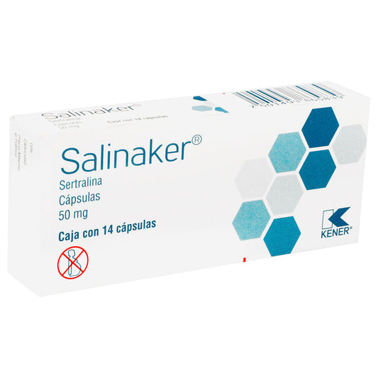 salinaker capsulas 50 mg caja con 14