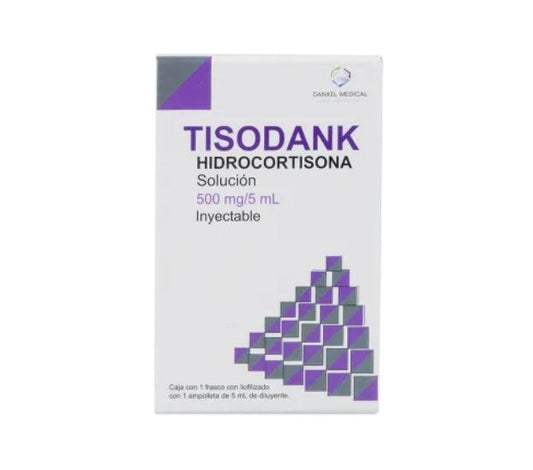dankel medical tisodank 500mg amp 5ml hidrocortisona