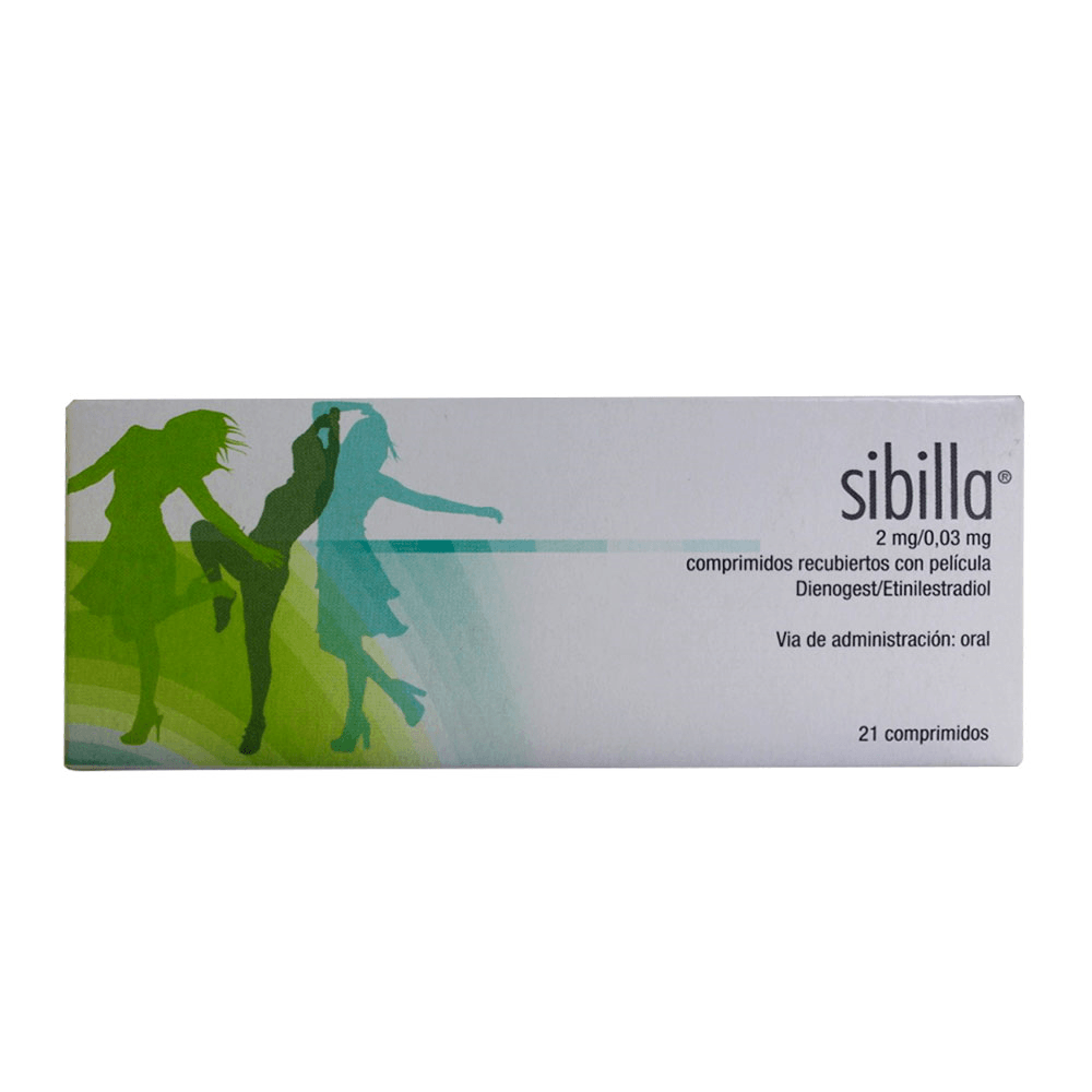 sibilla 2/0.03 mg con 21 tabletas