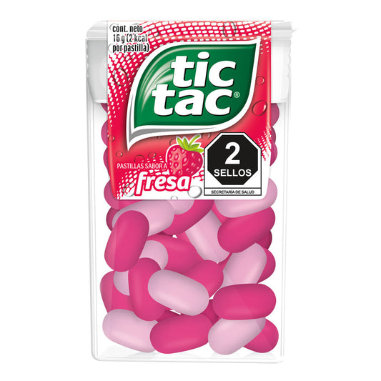 tic tac pastillas fresa