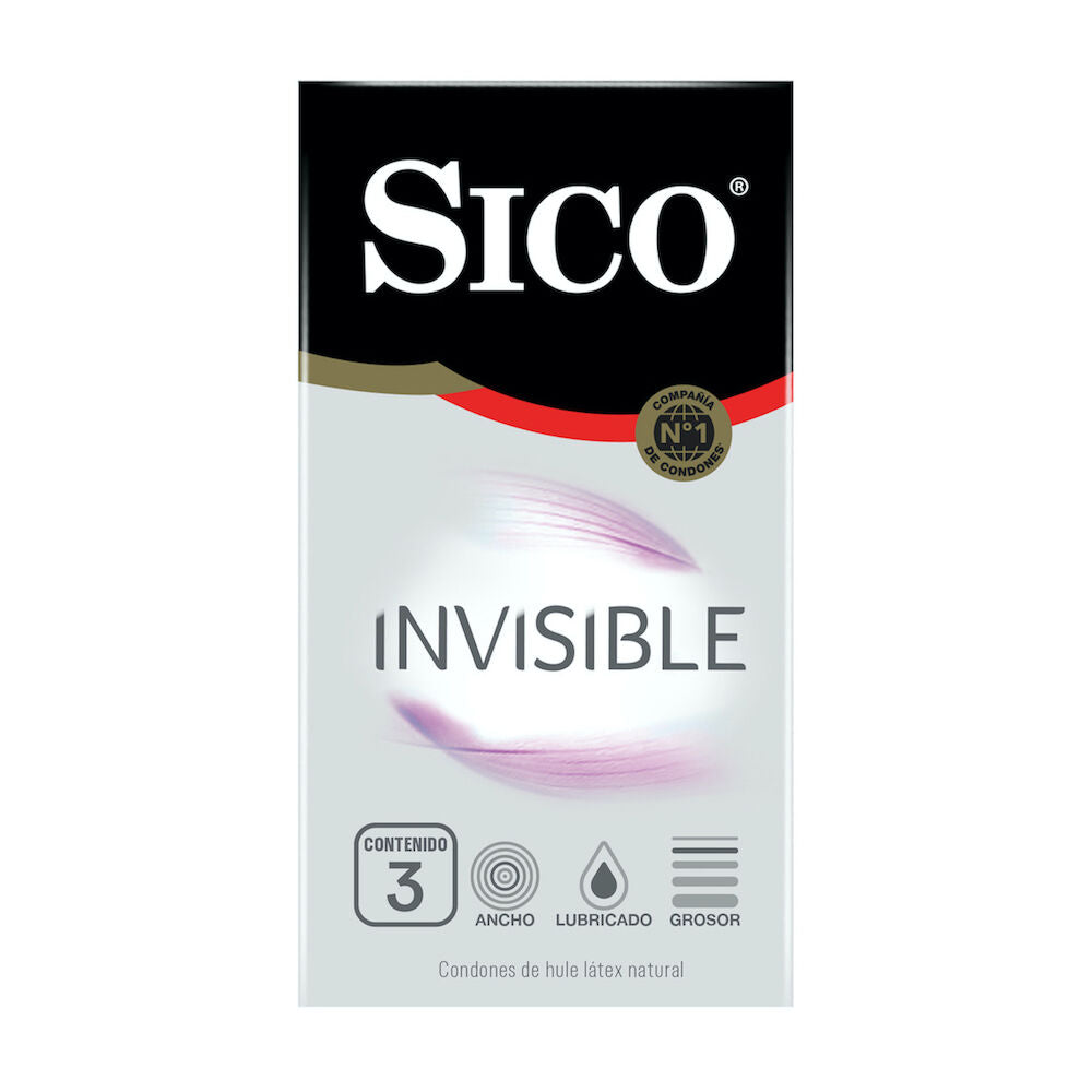 sico ultra sense invisible 3 condones