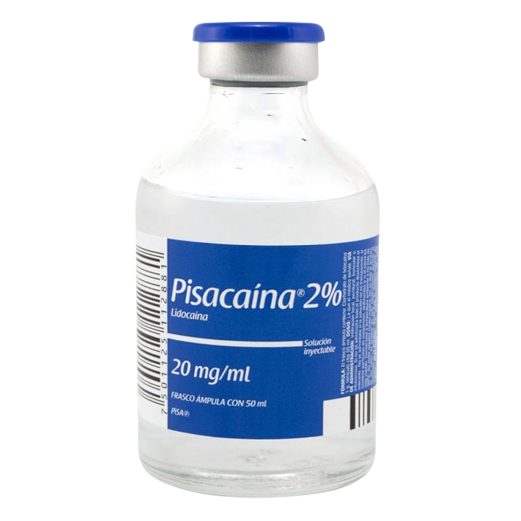 PISACAINA 2% FRASCO 20MG/ML 50ML AMPULAS (LIDOCAINA)