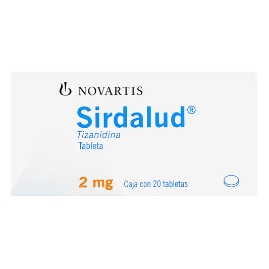sirdalud 2 mg - 20 tabletas