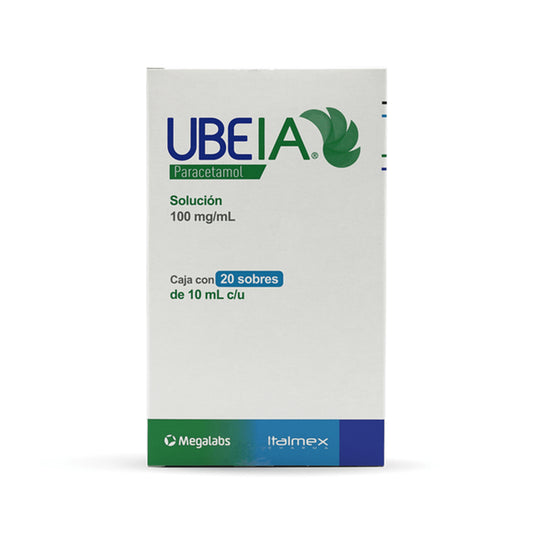 ITALMEX UBEIA 100 MG/ML CAJA CON 20 SOBRES DE 10 ML C/U