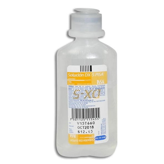 pisa glucosa 5% solución dx-5 (glucosa) 100 ml