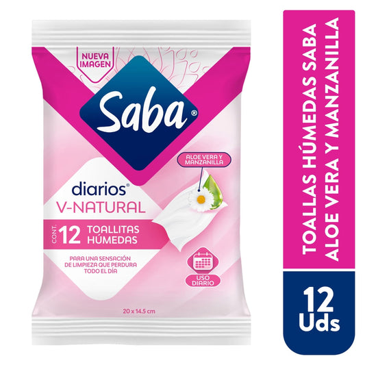 saba toallitas humedas con 12