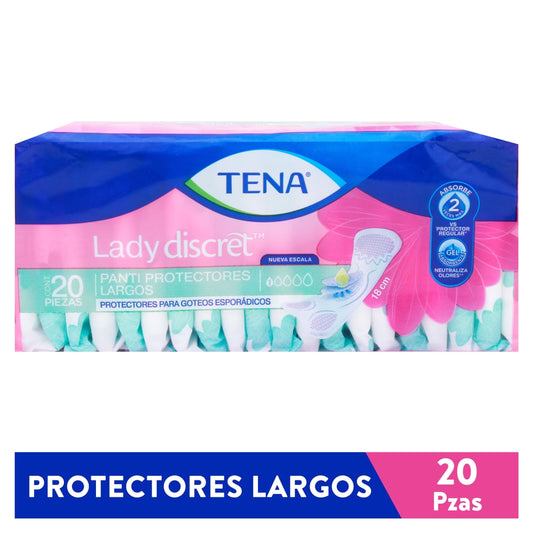 tena panty protectores largos lady discret