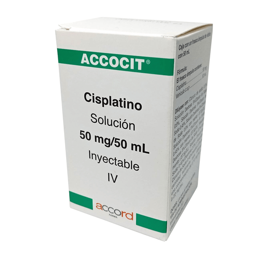 ACCOCIT (CISPLATINO) 50 MG/50 ML