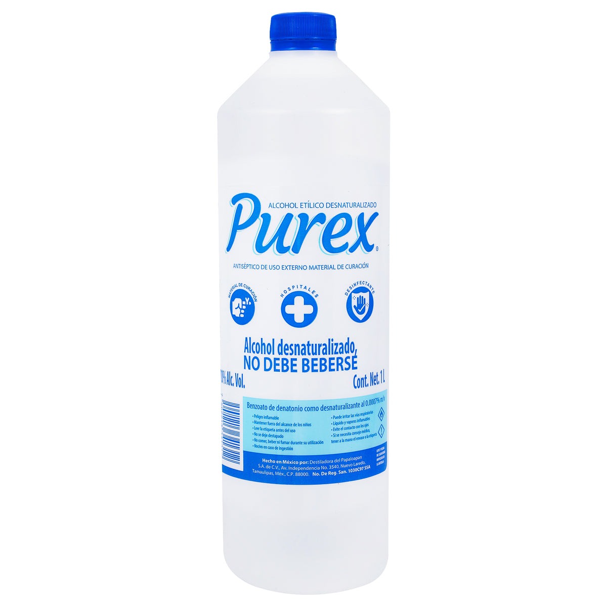 ALCOHOL ETÍLICO PURÉX 70 1L