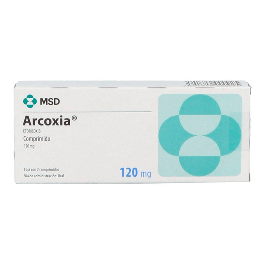 ARCOXIA (ETORICOXIB) COMPRIMIDOS 120 MG CAJA C/7