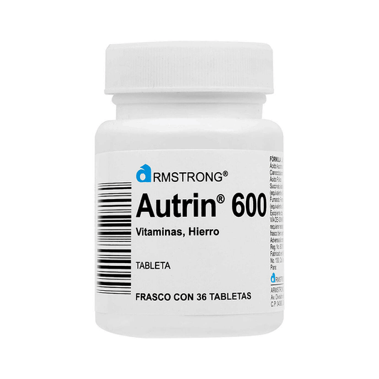 AUTRIN 600MG TABLETAS FRASCO C/36