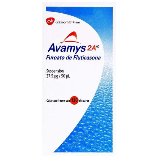 AVAMYS 2A SUSPENSIÓN 27.5 µG/50 µL FRASCO 120 DISPAROS