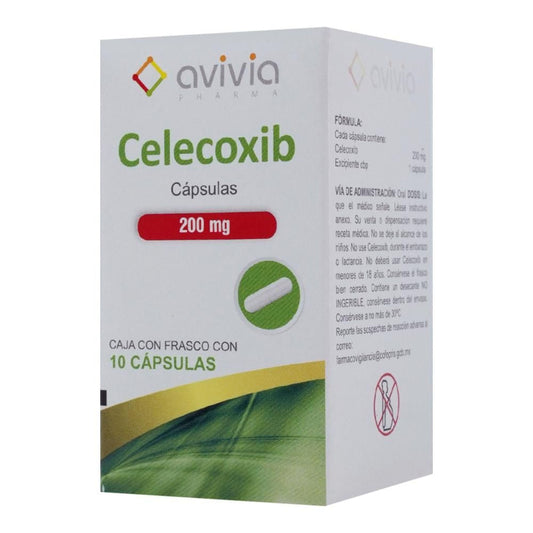 AVIVIA CELECOXIB 200 MG CON 10 CÁPSULAS