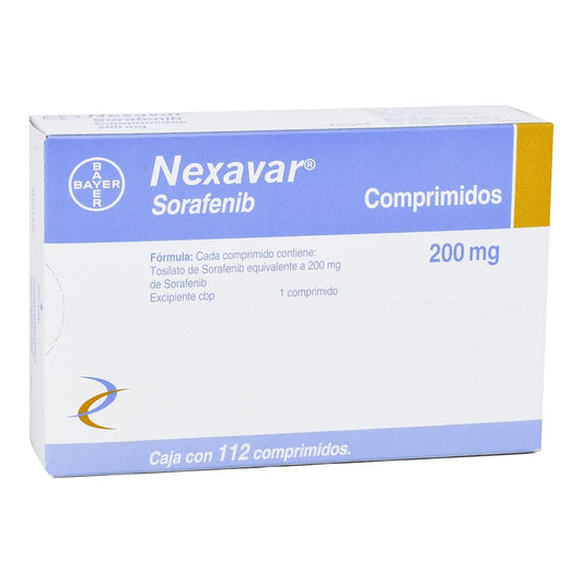 BAYER NEXAVAR 200 MG 112 TABLETAS