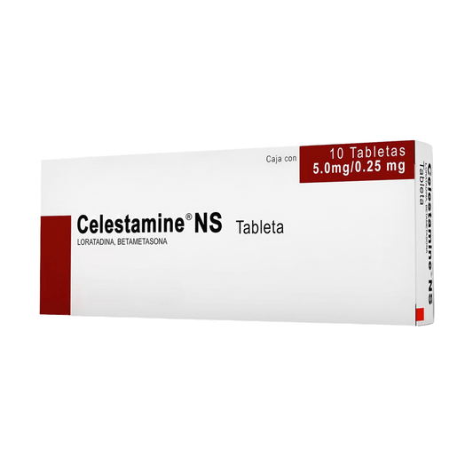 CELESTAMINE NS (LORATADINA/BETAMETASONA) 5.0 MG TABLETAS C/10