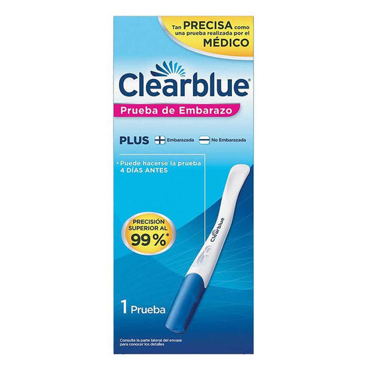 CLEARBLUE PLUS PRUEBA DE EMBARAZO 1 PIEZA