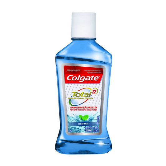 COLGATE ENJUAGUE BUCAL TOTAL 12 CLEAN MINT 60 ML