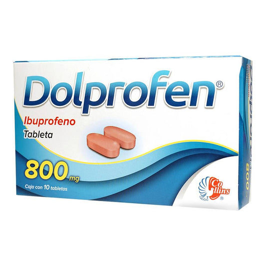 COLLINS DOLPROFEN 800 MG CON 10 TABLETAS