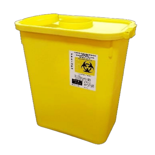 recolector residuos amarillo 7.5lts