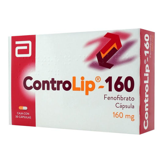 CONTROLIP (FENOFIBRATO) 160 MG CÁPSULAS C/30