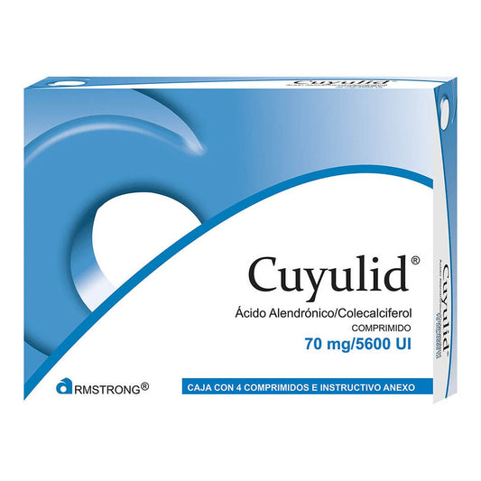 CUYULID 70 MG / 5600 UI CAJA CON 4 COMPRIMIDOS