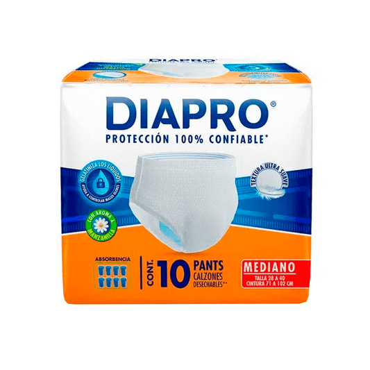 DIAPRO PAÑAL MEDIANO PANTS C/10