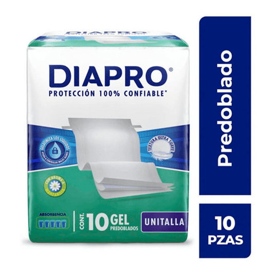 DIAPRO (PAÑAL PRED) UNITALLA C/10