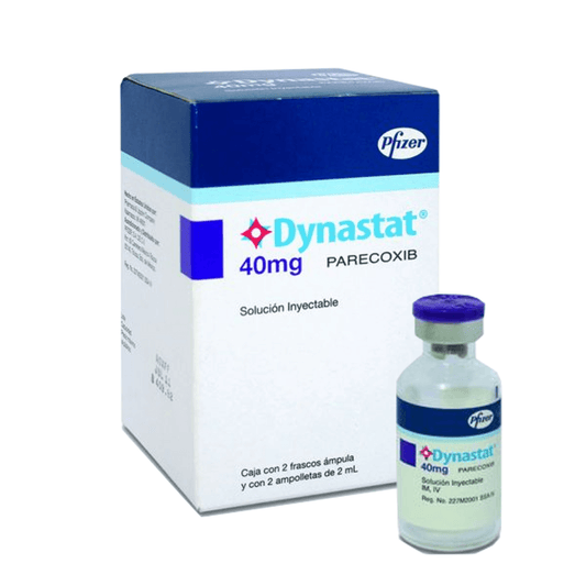 DYNASTAT (PARECOXIB) INYECTABLE 40 MG CAJA C/2 FRASCOS AMPULA Y 2 AMPOLLETAS