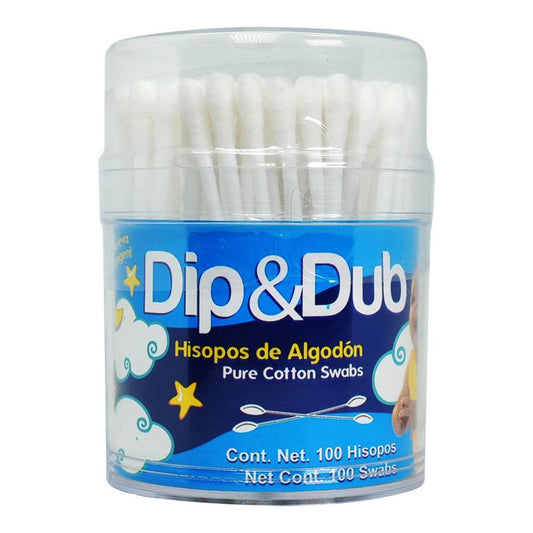 DIP AND DUB APLICADORES DE ALGODÓN DIP&DUB CON 100