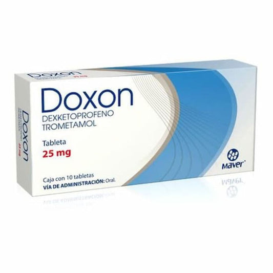 DOXON DEXKETOPROFENO 25 MG 10 TABLETAS