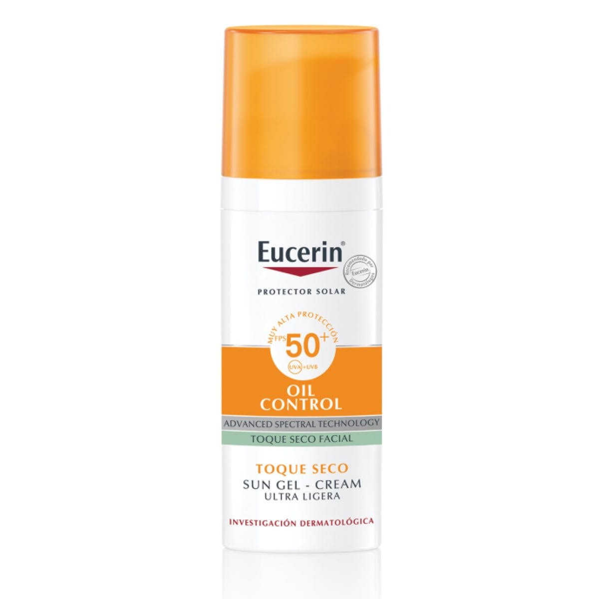 EUCERIN PROTECTOR SOLAR FACIAL OIL CONTROL TOQUE SECO FPS 50+ 50 ML