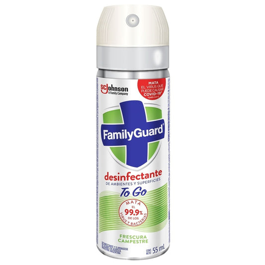 FAMILY GUARD DESINFECTANTE FRESCURA CAMPESTRE AEROSOL 55 ML
