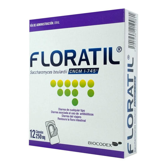 FLORATIL 250 MG CAJA CON 12 CÁPSULAS