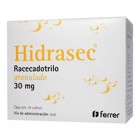HIDRASEC 30 MG CON 18 SOBRES