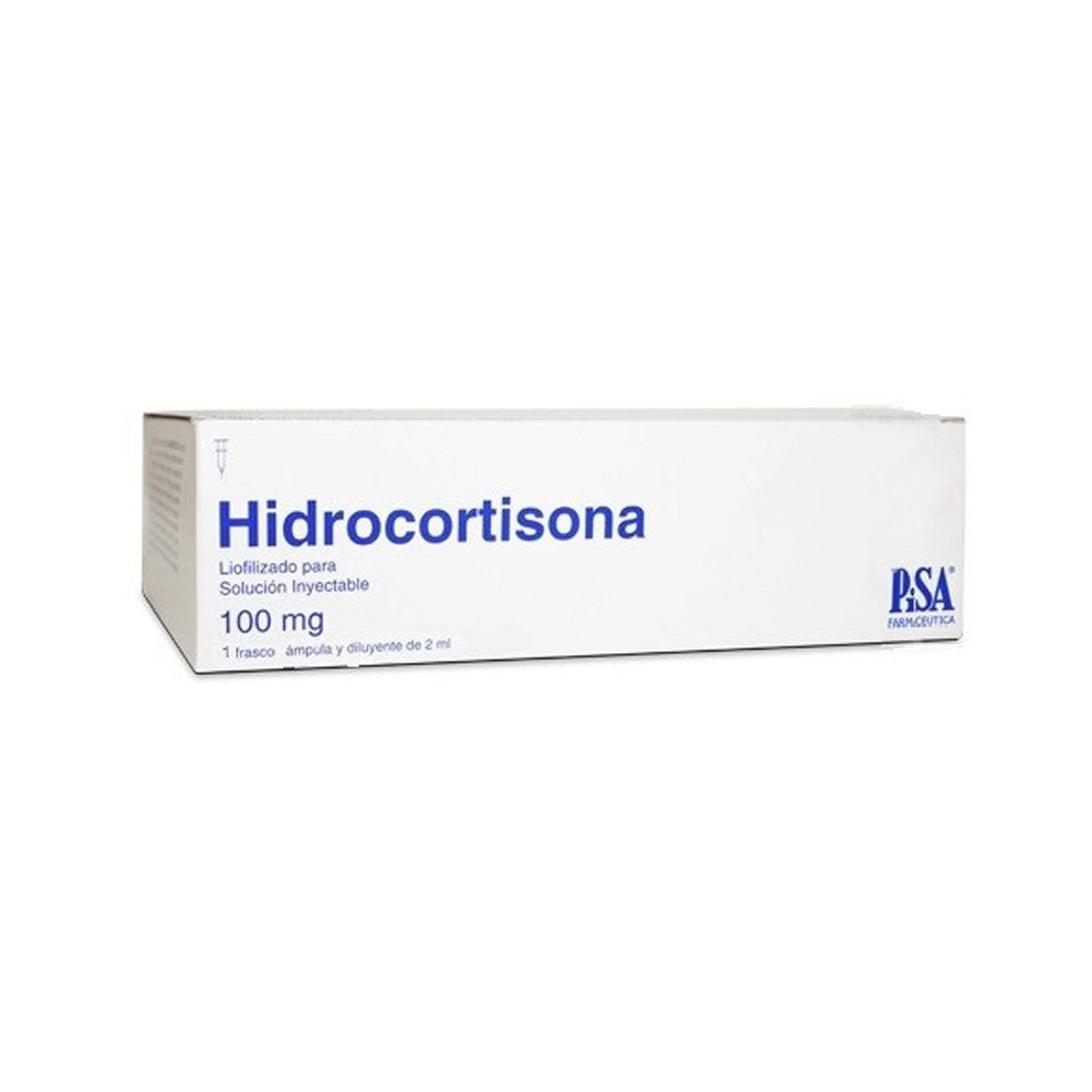 HIDROCORTISONA 100MG/2ML IV PISA