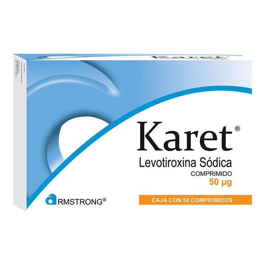 KARET CAJA CON 50 COMPRIMIDOS DE 50 MCG C/U