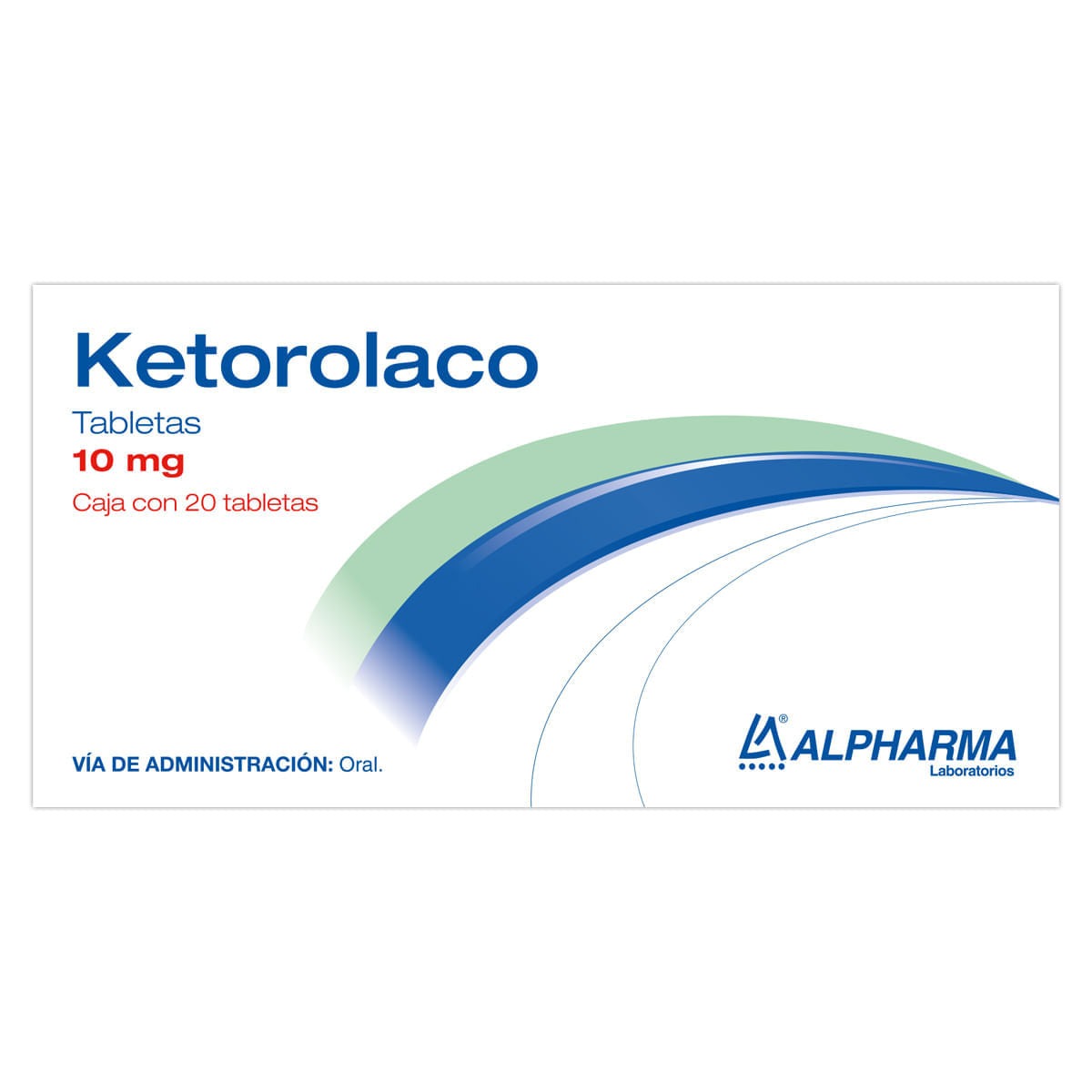 KETOROLACO 10MG CON 20 ALPHARMA TABLETAS