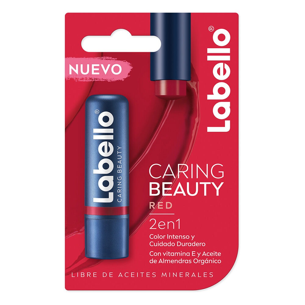 LABELLO LABIAL BEAUTY RED COLOR INTENSO Y CON FPS 30 - 4 G