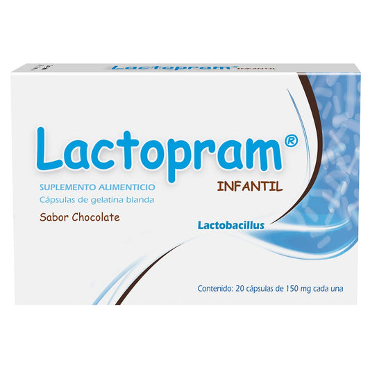 LACTOPRAM LACTOBASILOS 150 MG CAJA CON 20 CÁPSULAS