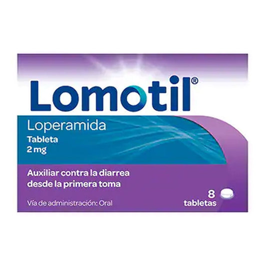 LOMOTIL 2 MG 8 TABLETAS