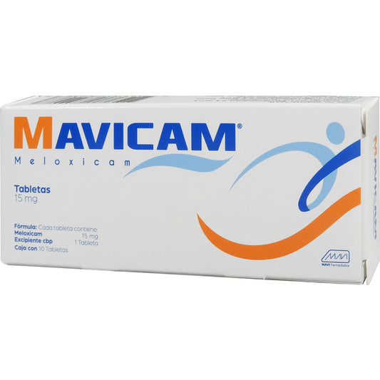 MAVI CAM MELOXICAM 15 MG 10 TABLETAS