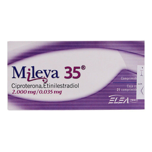 MILEVA-35 2.0/0.035 MG 21 COMPRIMIDOS